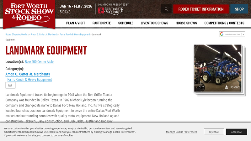 Landmark Equipment landmark ford parts