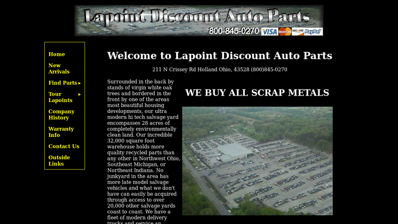 Lapoint Auto Toledo - Used Auto Parts Toledo OH used car parts toledo ohio