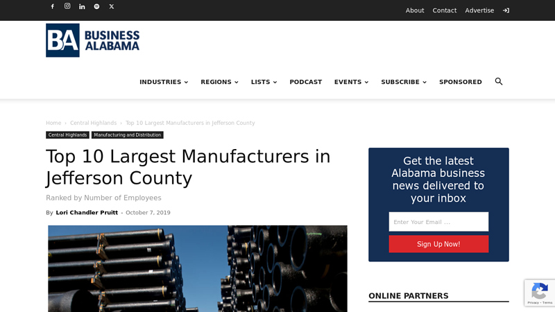 Largest Manufacturers in Jefferson County jefferson auto parts