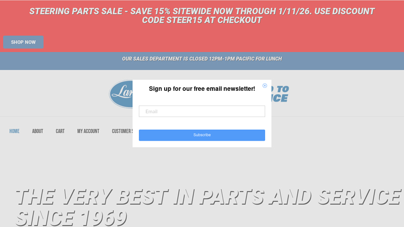 Larry's is #1 for Thunderbird Mustang & Ford Passenger parts ford mustang parts