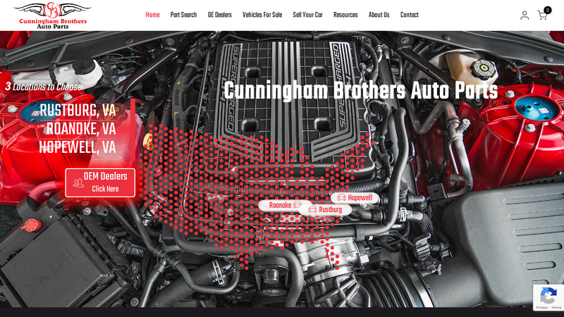 Late Model New and Used Auto Parts cunningham brothers auto parts car parts