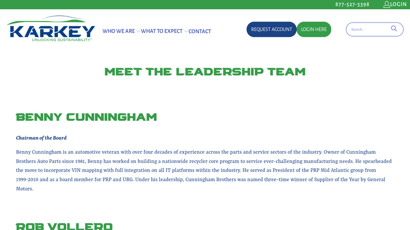 Leadership Team cunningham auto parts