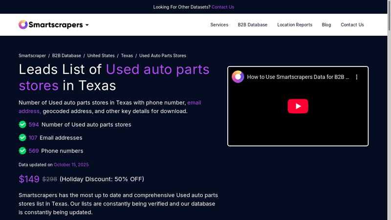 Leads List Of Used auto parts stores in Texas celaya used auto parts inc