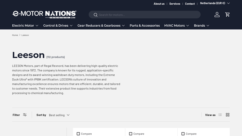 Leeson leeson electric motor parts