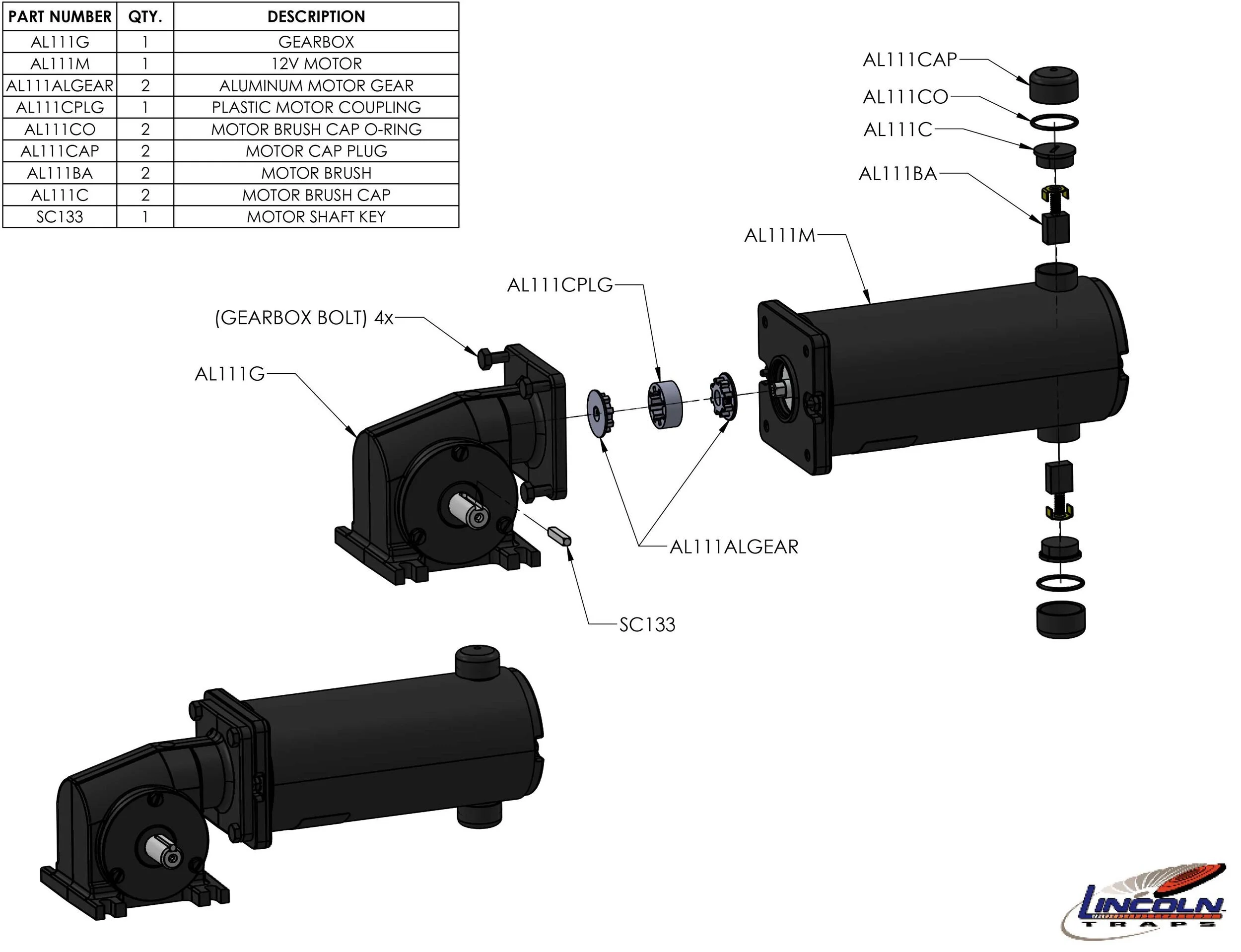 Leeson Electric Motor Parts guide