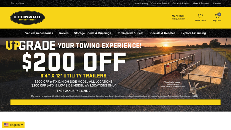 Leonard Truck Outfitters truck bed parts