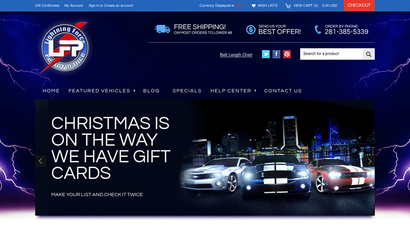 LFP ford lightning parts