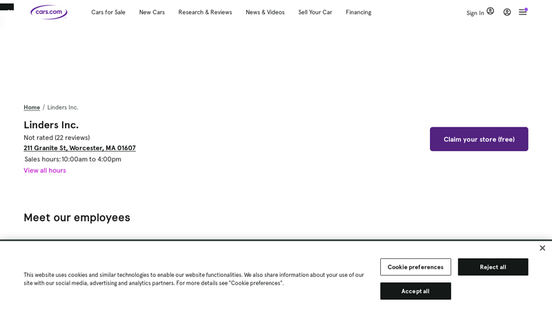 Linders Inc. linders auto parts worcester