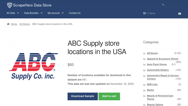 List of all ABC Supply store locations in the USA Auto Parts abc auto parts store