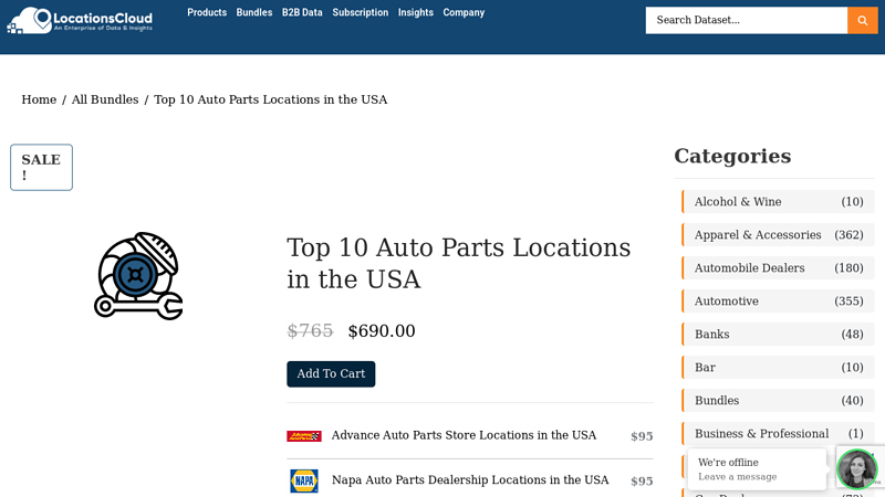 List of  Auto Parts Locations in the USA custom auto parts near me