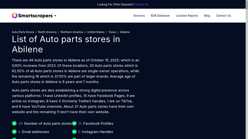 List Of Auto parts stores in Abilene advance auto parts abilene