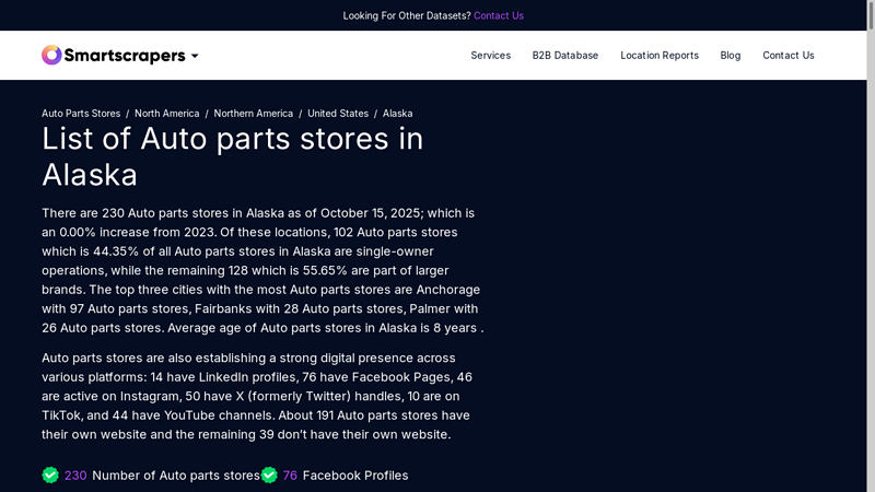 List Of Auto parts stores in Alaska anchorage alaska auto parts