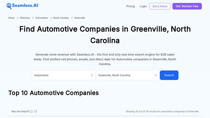 List of Automotive Companies in Greenville, North Carolina greenville auto parts