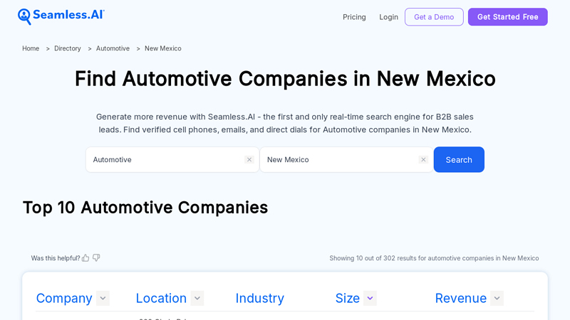 List of Automotive Companies in New Mexico car parts las cruces nm