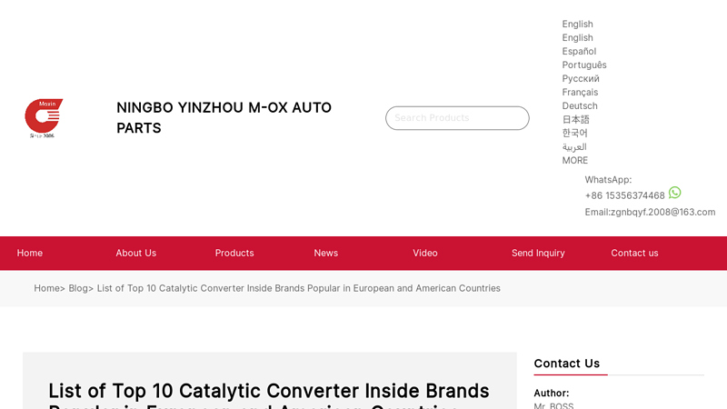 List of Catalytic Converter Inside Brands Popular in ... auto parts catalytic converter