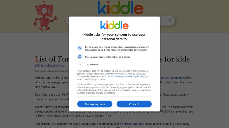 List of Formula One constructors Facts for Kids formula one car parts