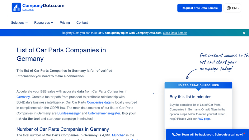 List of largest Car Parts Companies in Germany german auto parts