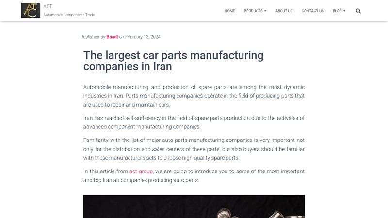list of major car parts manufacturing companies car parts machine