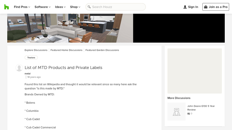 List of MTD Products and Private Labels mtd lawn tractor parts