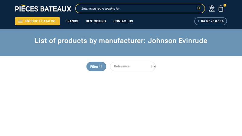 List of products by manufacturer: Johnson Evinrude evinrude outboard motors parts