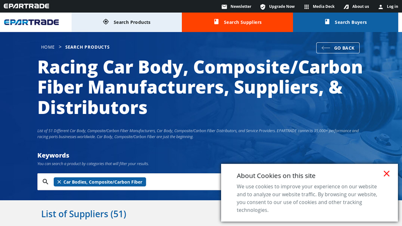 List of Racing Car Body, Composite/Carbon Fiber Manufacturers ... carbon fiber car parts manufacturers