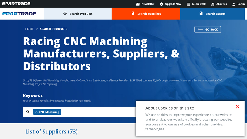 List of Racing CNC Machining Manufacturers & Parts Suppliers cnc car parts