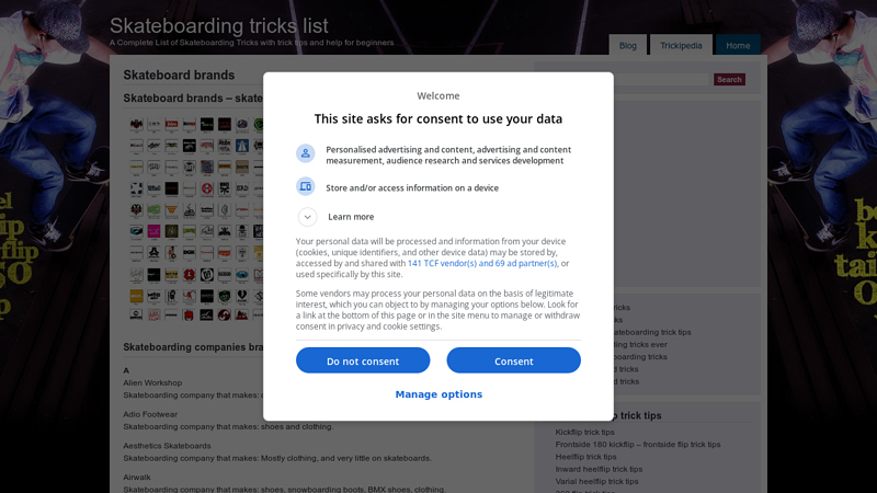 list of skateboard brands skate truck parts