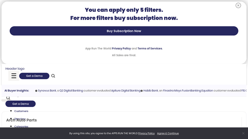 List of Software Implementations where Arch Auto Parts is Reseller ... arch auto parts on jamaica avenue