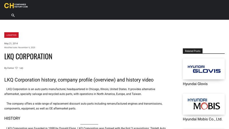 LKQ Corporation lkq auto parts