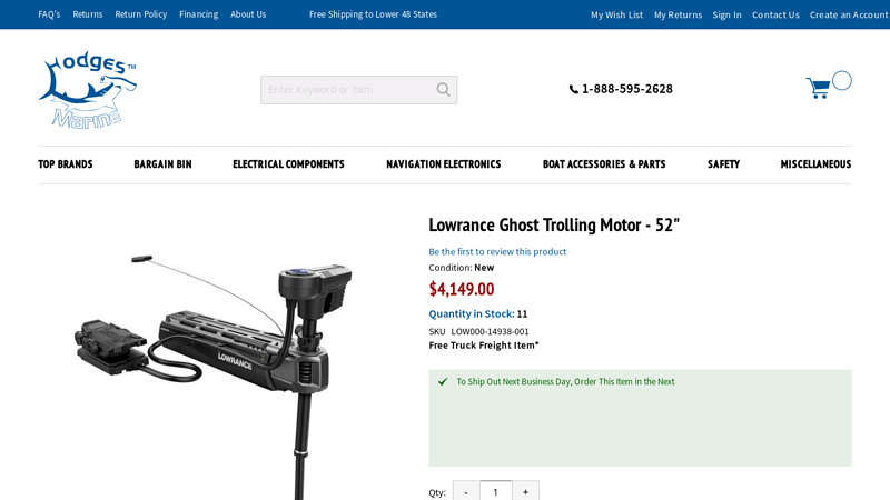 Lowrance Ghost Trolling Motor lowrance ghost trolling motor parts