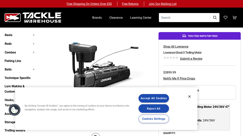 Lowrance Ghost X Trolling Motor lowrance ghost trolling motor parts