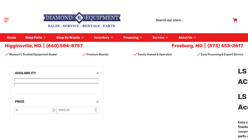 LS Tractor Parts & Accessories la tractor parts