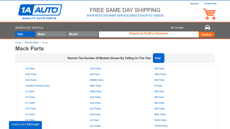 Mack Truck Parts Online mack truck parts near me