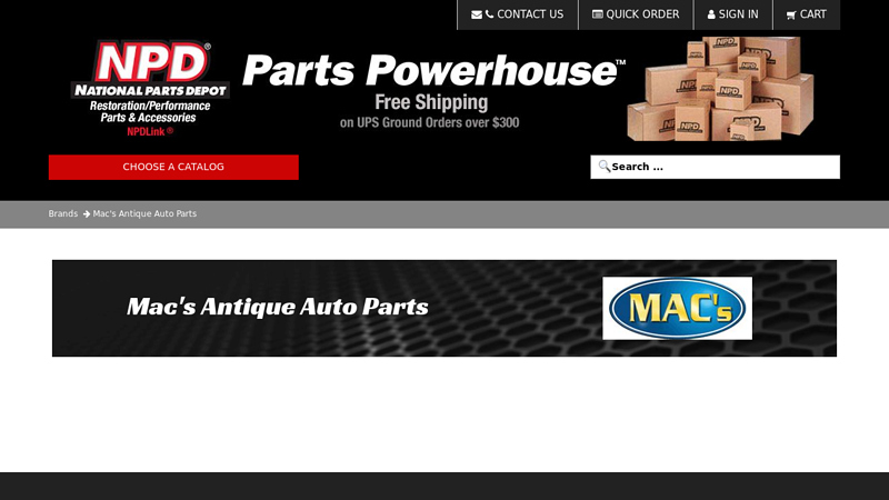 Mac's Antique Auto Parts mac's car parts