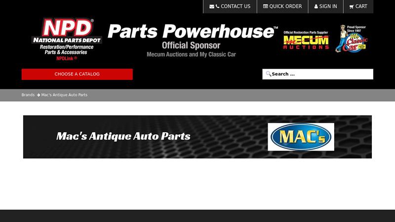 Mac's Antique Auto Parts mac car parts