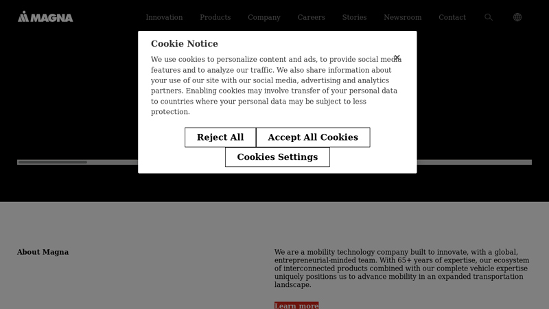 Magna International advance auto parts richmond indiana