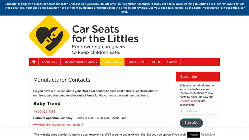 Manufacturer Contacts cosco infant car seat replacement parts