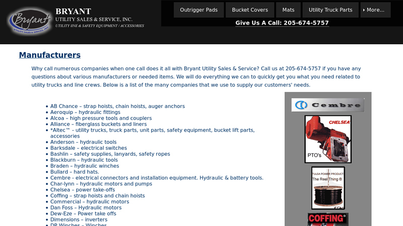 Manufacturers Index altec bucket truck parts diagram