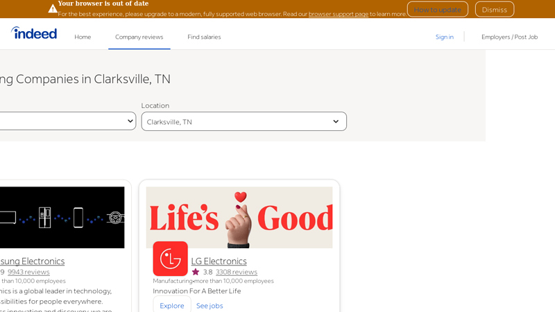Manufacturing Companies in Clarksville, TN auto parts clarksville tn