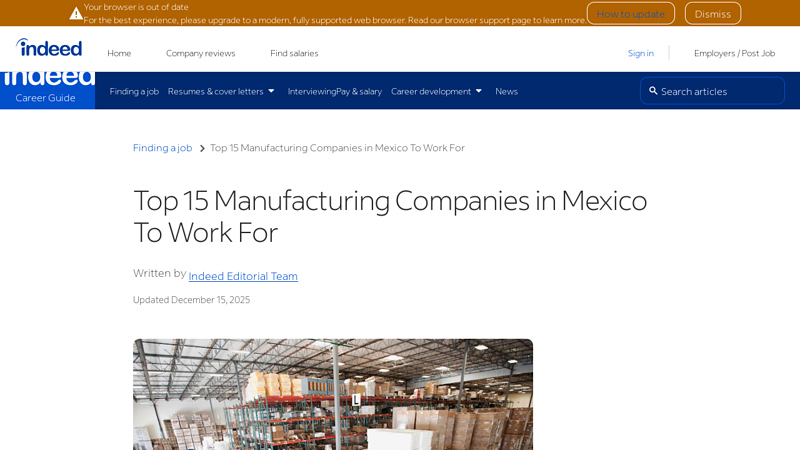 Manufacturing Companies in Mexico To Work For michoacan auto glass and parts