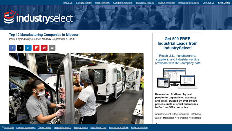 Manufacturing Companies in Missouri car parts st louis mo