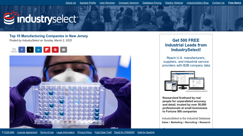 Manufacturing Companies in New Jersey auto parts newark nj