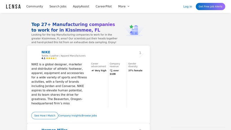 + Manufacturing companies to work for in Kissimmee, FL auto parts kissimmee