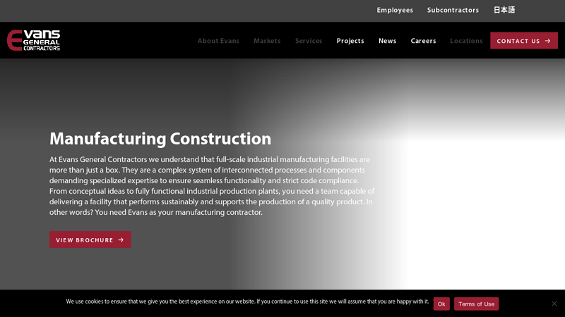 Manufacturing Construction evans auto parts