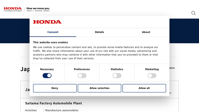 Manufacturing Facilities - Honda Global celaya auto parts