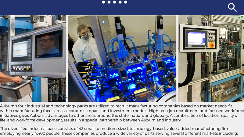 Manufacturing in Auburn university auto parts