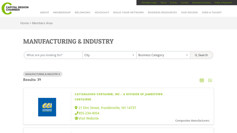 manufacturing & industry car parts albany ny