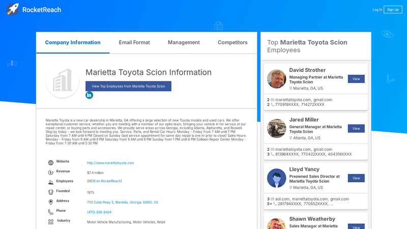 Marietta Toyota Scion Information marietta toyota parts
