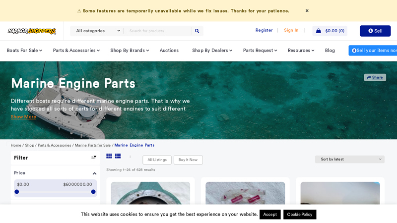 Marine Engine Parts used outboard boat motor parts