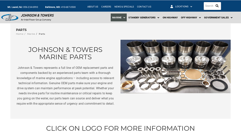 Marine Parts johnson boat motor parts